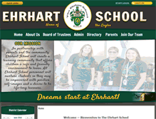 Tablet Screenshot of ehrhartschool.org